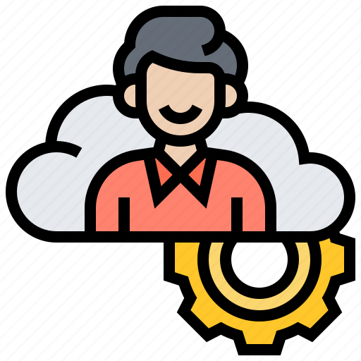 Cloud, manager, programmer, provider, service icon - Download on Iconfinder