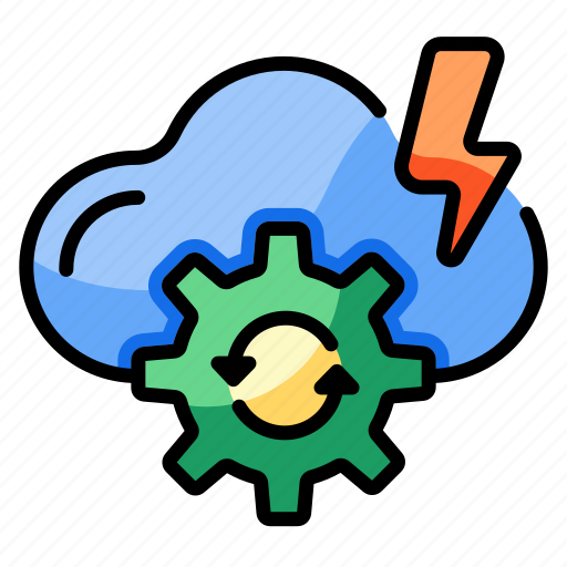 Cloud, fast, processing, improvement, upgrade, updating, performance icon - Download on Iconfinder