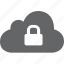 cloud, lock, secure, password, protect, safety, security 