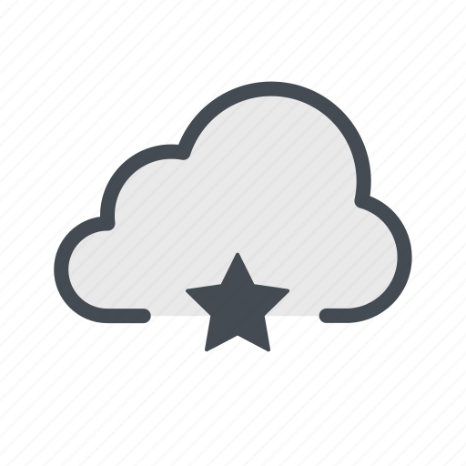 Bookmark, cloud, favorite, like, star icon - Download on Iconfinder
