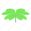 clover, leaf, isometric 