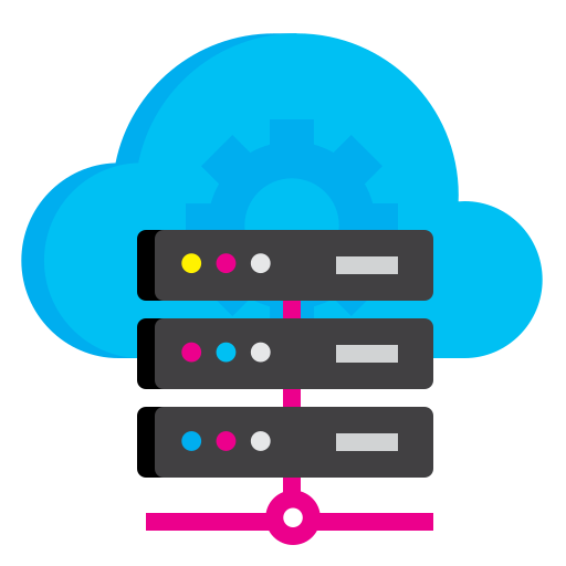 Cloud, database, host, hosting, server, settings, share icon - Free download