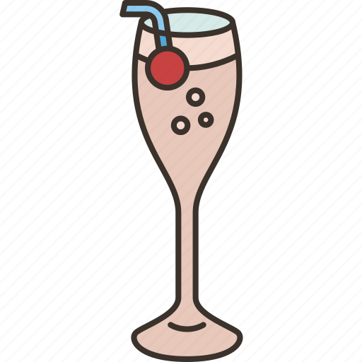 Champagne, flute, glass, beverage, party icon - Download on Iconfinder