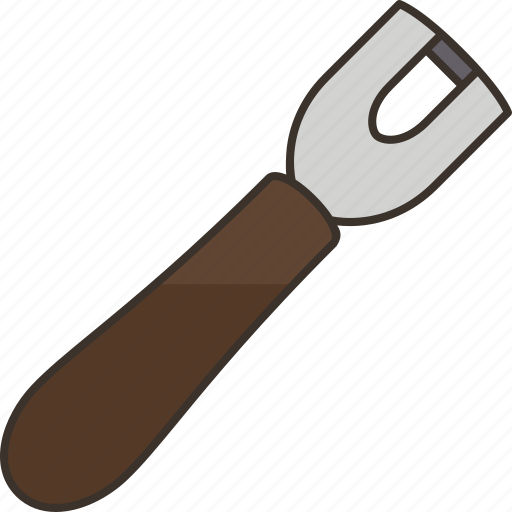 Knife, channel, utensil, peel, garnish icon - Download on Iconfinder
