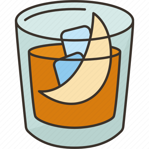 Cocktail, old, fashioned, whiskey, booze icon - Download on Iconfinder