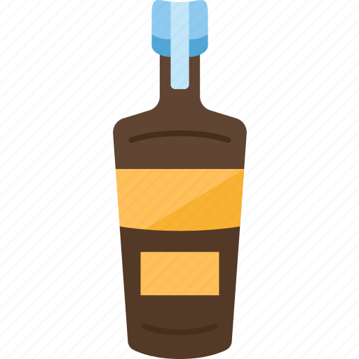 Rum, bottle, liquor, distilled, whisky icon - Download on Iconfinder