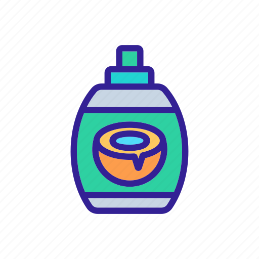 Bottle, bottles, coconut, cosmetic, cream, packaging, spray icon - Download on Iconfinder