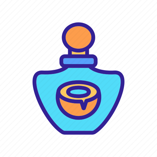 Aromatic, coconut, cosmetic, cream, flask, packaging, perfume icon - Download on Iconfinder