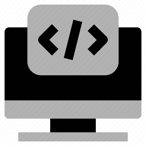 Monitor, screen, coding, desktop, programming icon - Download on Iconfinder