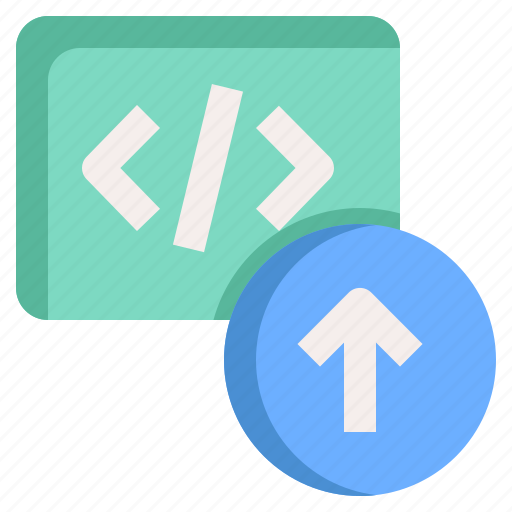 Upload, code, programming, development, database icon - Download on Iconfinder