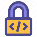 padlock, coding, security, safe, privacy