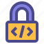 padlock, coding, security, safe, privacy 