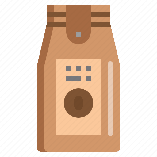 Coffee, pack, drink, food, beans icon - Download on Iconfinder