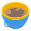 coffee, morning, cup, isometric 