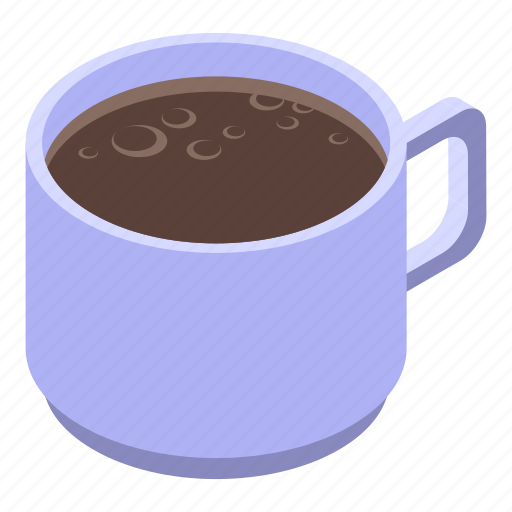 Arabica, coffee, cup, isometric icon - Download on Iconfinder