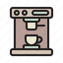 coffee machine, barista, coffee, maker, cafe, shop