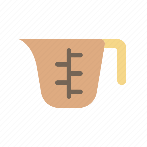 Measuring cup, beaker, cooking, kitchen icon - Download on Iconfinder