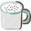 black, coffee, hot, mug, cappuccino 