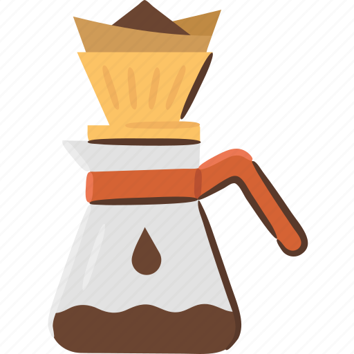 Drip, coffee, brewed, maker, glass icon - Download on Iconfinder