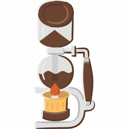 Siphon, coffee, vacuum, pot, maker, syphon icon - Download on Iconfinder