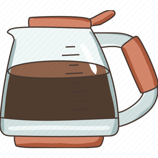 Coffee, pot, black, hot, maker icon - Download on Iconfinder