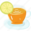 lemon, tea, hot, cup, drink 