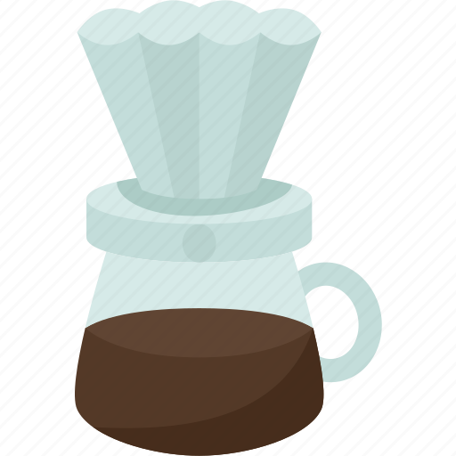 Dripper, coffee, brew, pouring, morning icon - Download on Iconfinder