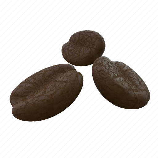 Coffee bean, cafe, grain, beverage, caffeine, seed, coffee 3D illustration - Download on Iconfinder