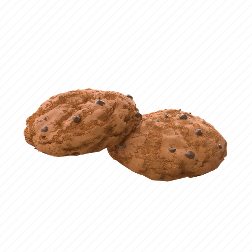 Cookie, pastry, bakery, sweet, biscuit, dessert, snack 3D illustration - Download on Iconfinder