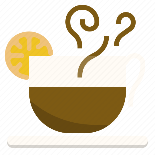 Coffee, drink, fresh, hot, lemon icon - Download on Iconfinder