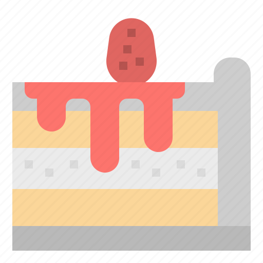 Bakery, cake, dessert, piece, sweet icon - Download on Iconfinder