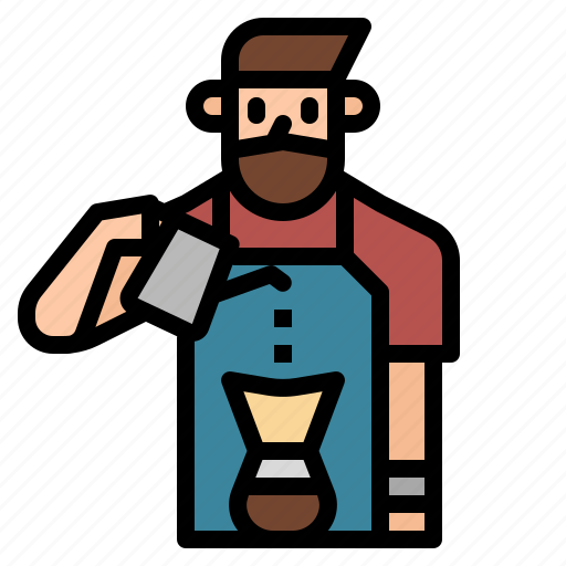 Barista, coffee, jobs, server, shop icon - Download on Iconfinder