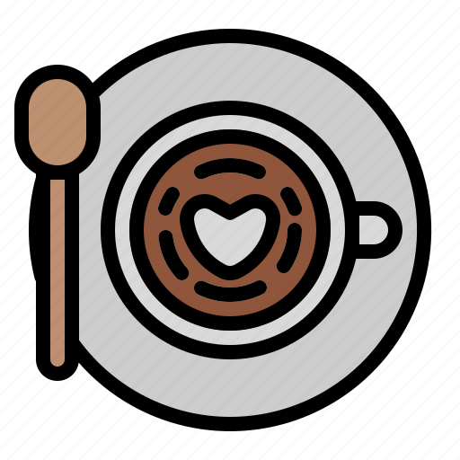 Art, coffee, cup, hot, latte icon - Download on Iconfinder