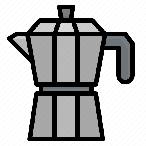 Coffee, kettle, kitchenware, moka, pot icon - Download on Iconfinder