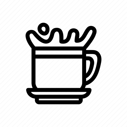 Splash, coffee, glass, drink, beverage icon - Download on Iconfinder