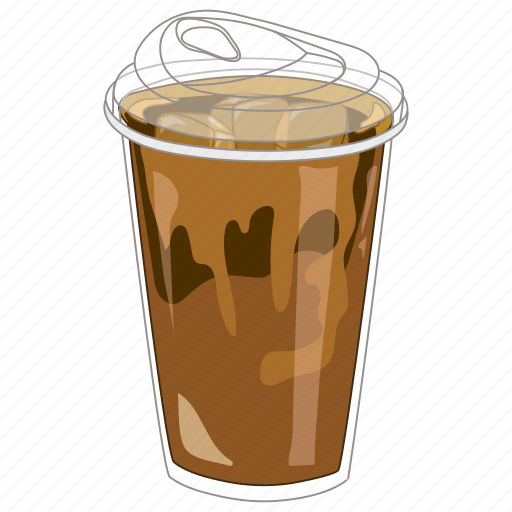Coffee, and, drink, iced chocolate, chocolate, iced cocoa, cocoa icon - Download on Iconfinder