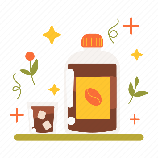 Cold brew, ice, drink, beverage, coffee, barista, cafe icon - Download on Iconfinder