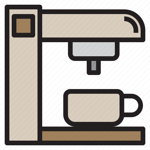 Automatic, cafe, coffee, fragrant, hot, machine, scented icon - Download on Iconfinder