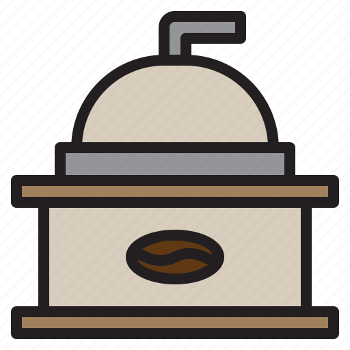 Cafe, coffee, fragrant, grinder, hot, ice, scented icon - Download on Iconfinder