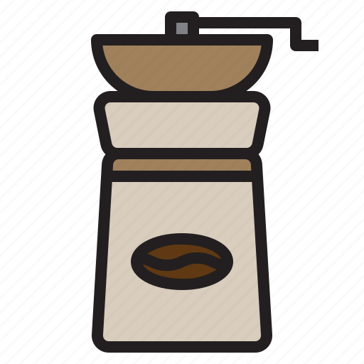 Cafe, coffee, fragrant, grinder, hot, ice, scented icon - Download on Iconfinder