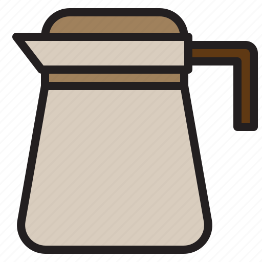 Cafe, coffee, fragrant, hot, ice, pitchers, scented icon - Download on Iconfinder