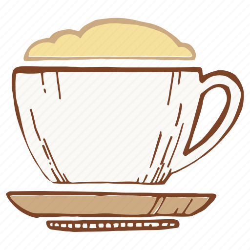 Coffee, color, cup, foam, mug icon - Download on Iconfinder