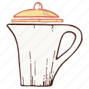 coffee, coffeepot, kettle, pot