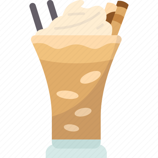 Eisekaffee, icedcoffee, refreshing, chilled, coffee icon - Download on Iconfinder