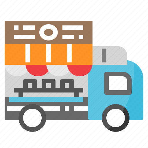 Coffee, mobile, shop, van, vehicle icon - Download on Iconfinder