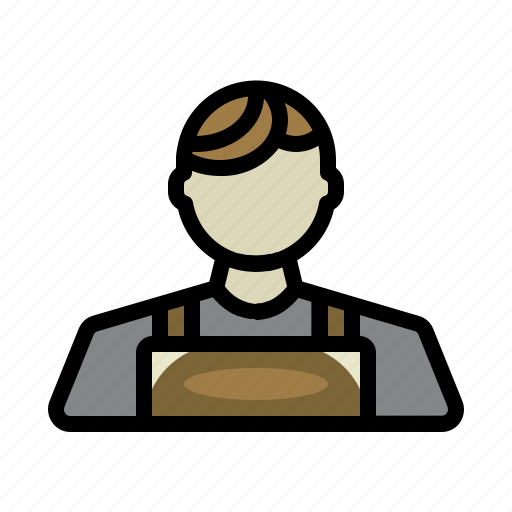 Staff, coffee shop, cafe, waiter, barista icon - Download on Iconfinder