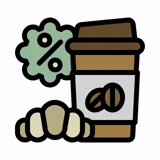 Food, coffee shop, cafe, discount, promotion icon - Download on Iconfinder