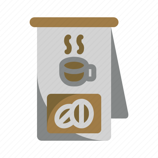Coffee shop, cafe, menu, sign board, advertising icon - Download on Iconfinder