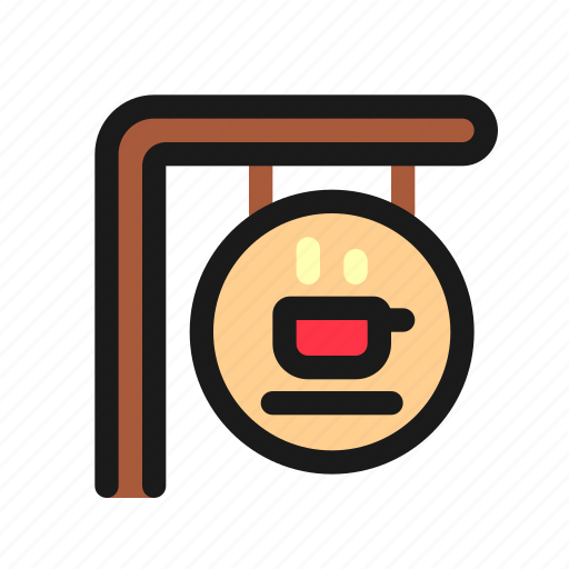 Bar, cafe, sign, store, swing, coffee, shop icon - Download on Iconfinder