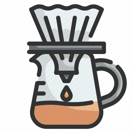 Dripper, coffee, drip, jug, filter icon - Download on Iconfinder